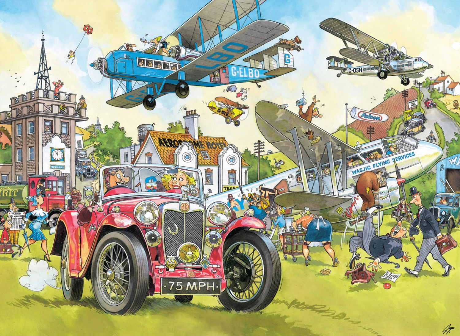 Jumbo 81447 Wasgij-Puzzel Destiny-5 Tijdreizen! 950 Stukjes - Afbeelding 2