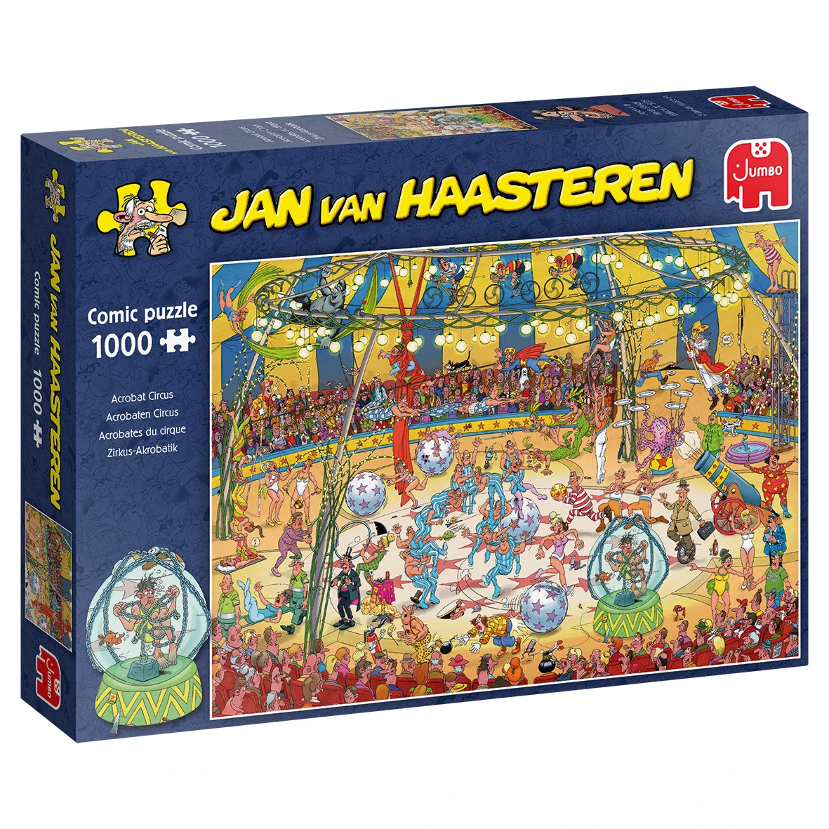 Jumbo 19089 Puzzel Jan-van-Haasteren Acrobaten Circus