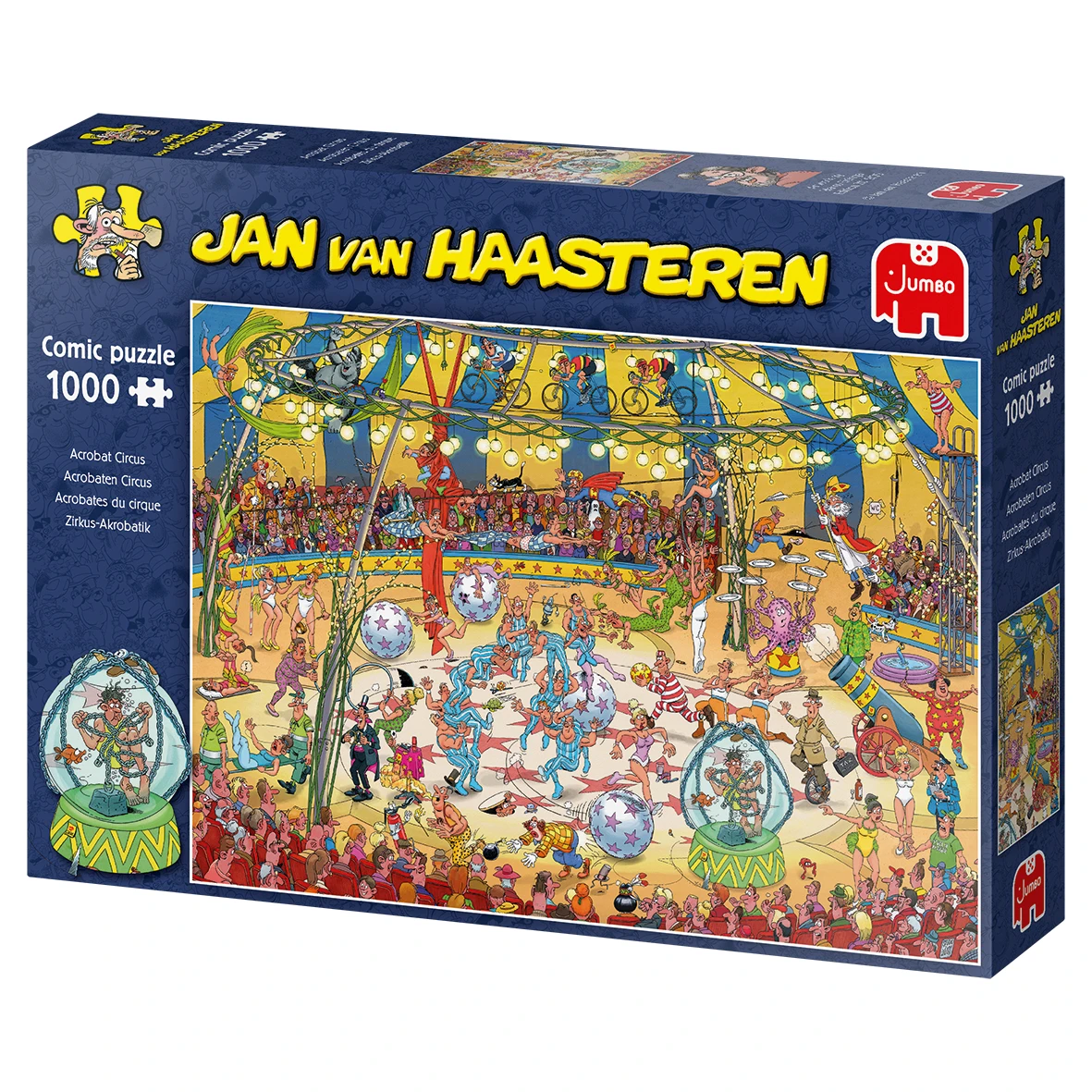 Jumbo 19089 Puzzel Jan-van-Haasteren Acrobaten Circus - Afbeelding 5
