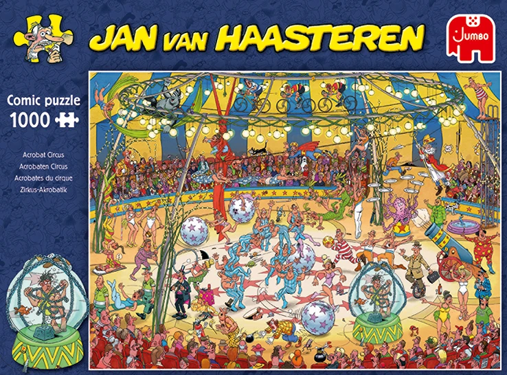 Jumbo 19089 Puzzel Jan-van-Haasteren Acrobaten Circus - Afbeelding 6
