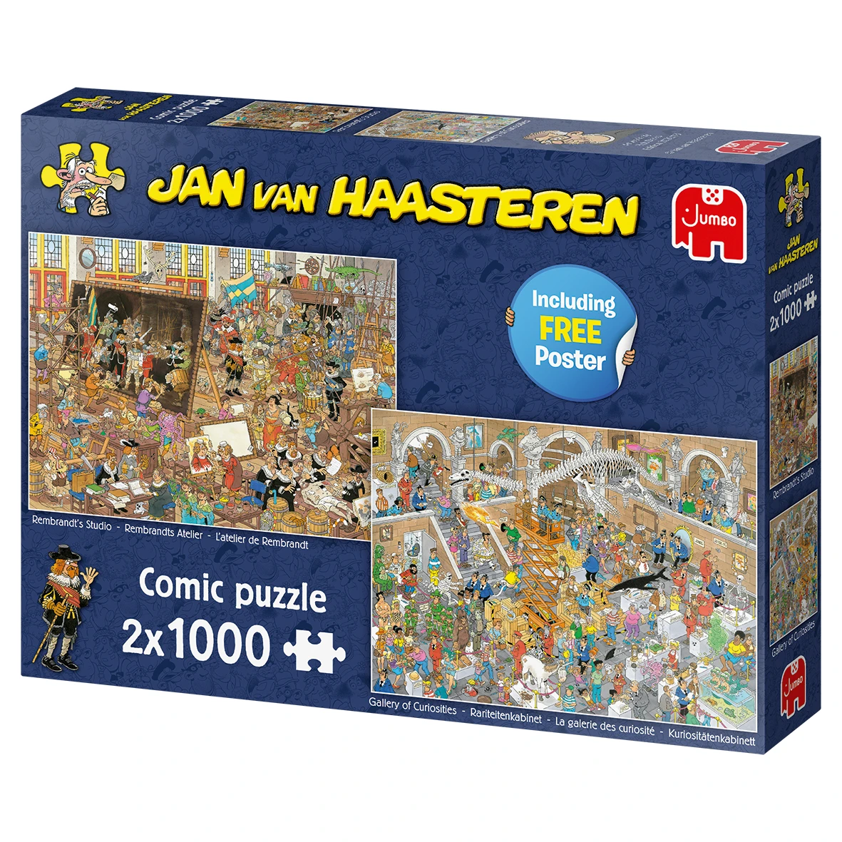 Jumbo 20052 Duo-Puzzel JvH Een Dagje Museum Jan-van-Haasteren - Afbeelding 6