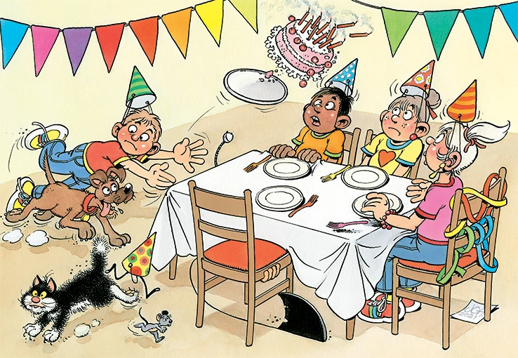 Jumbo 20059 Puzzel Jan-van-Haasteren Junior Verjaardagspartijtje Kinderpuzzel - Afbeelding 2