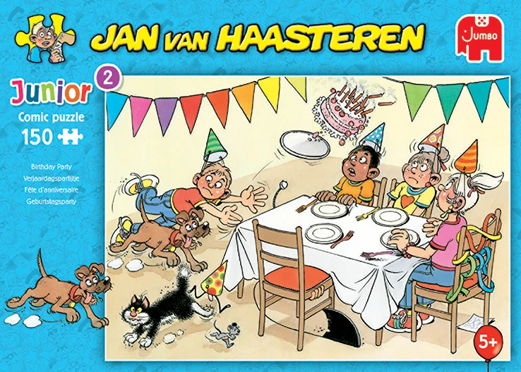 Jumbo 20059 Puzzel Jan-van-Haasteren Junior Verjaardagspartijtje Kinderpuzzel - Afbeelding 4
