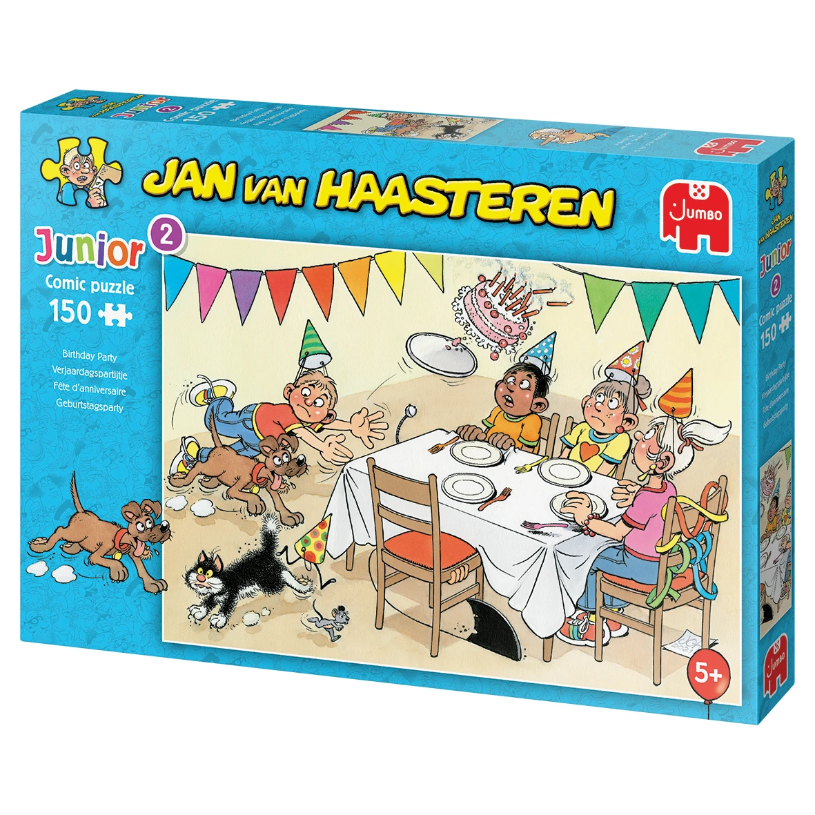 Jumbo 20059 Puzzel Jan-van-Haasteren Junior Verjaardagspartijtje Kinderpuzzel - Afbeelding 3