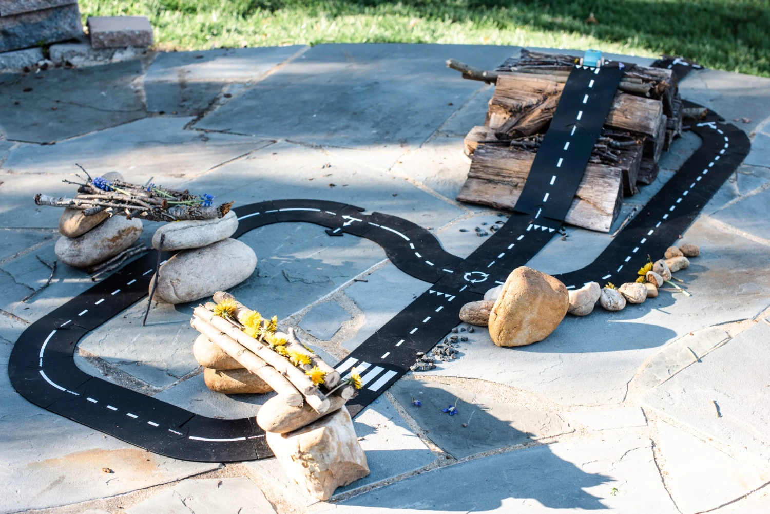 WayToPlay King Of The Road Rubber Flexibele Autobaan 40-dlg - Afbeelding 9