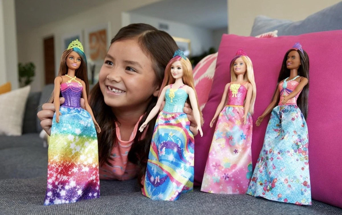 Barbie Pop Dreamtopia Prinses Donker Haar - Afbeelding 4