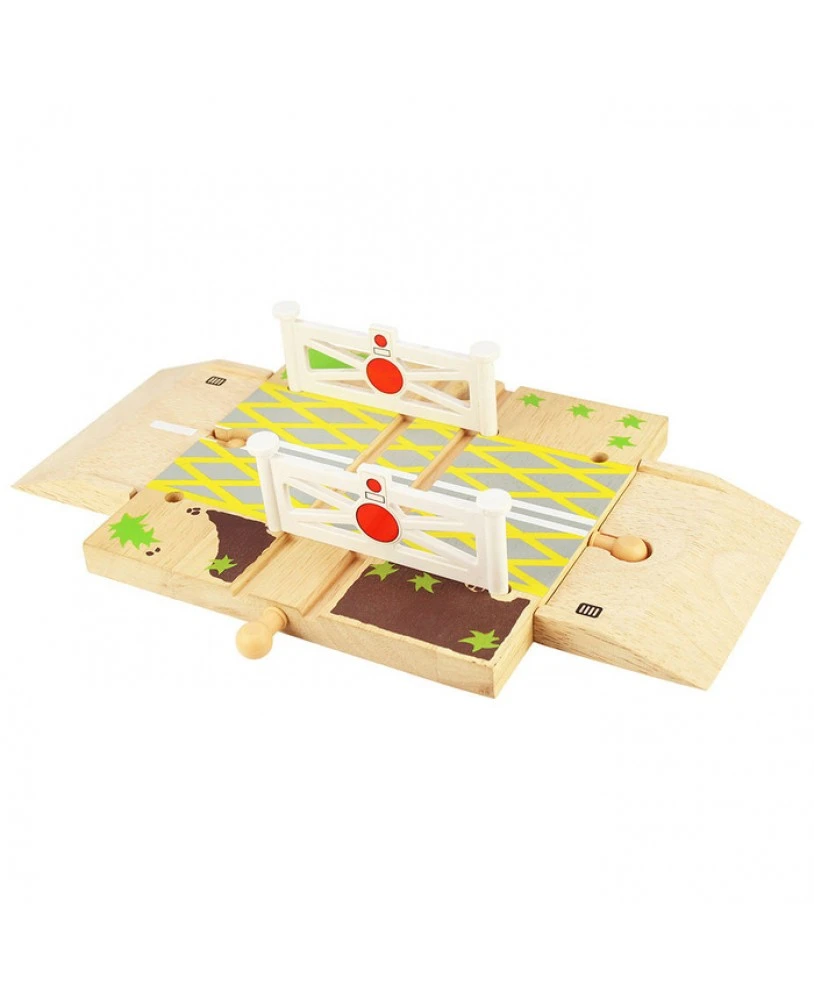 BigJigs BJT229 Rail & Road Spoorwegovergang - Afbeelding 2