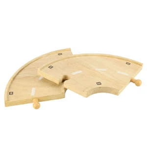 BigJigs BJR102 Road Aanvulset Bochten - Afbeelding 2
