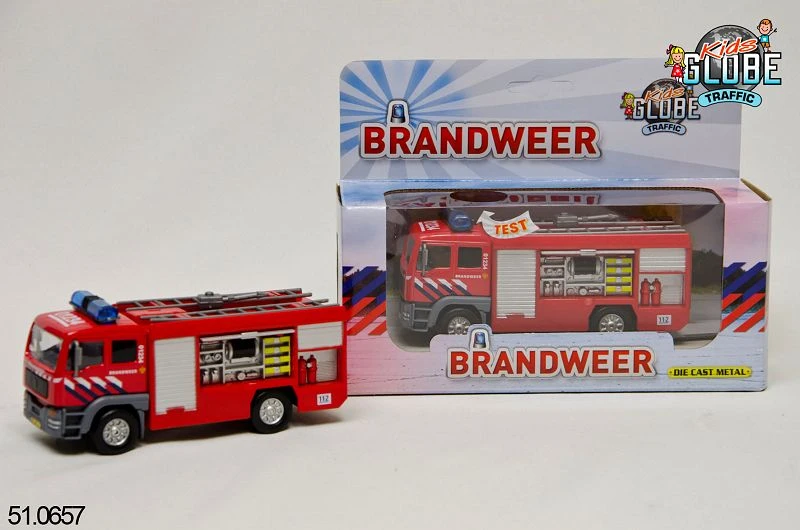 Brandweer Tankauto Met Spuit, Licht En Geluid - Afbeelding 3
