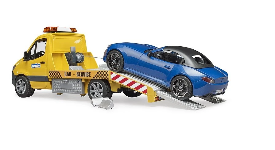 Bruder 2675 Sleepdienst Autoambulance MB Sprinter Incl. Sportauto - Afbeelding 3