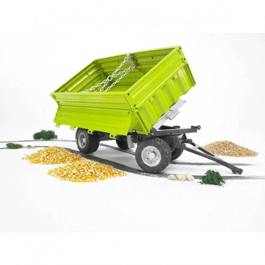 Bruder 2203 3-zijdige Kipper Fliegl +zijborden - Afbeelding 4