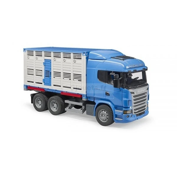 Bruder 3549 Scania Veetransport-wagen Met Koe Veewagen - Afbeelding 2