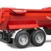 Bruder 02225 Tandemas Aanhangwagen Halfpipe Trailer Krampe
