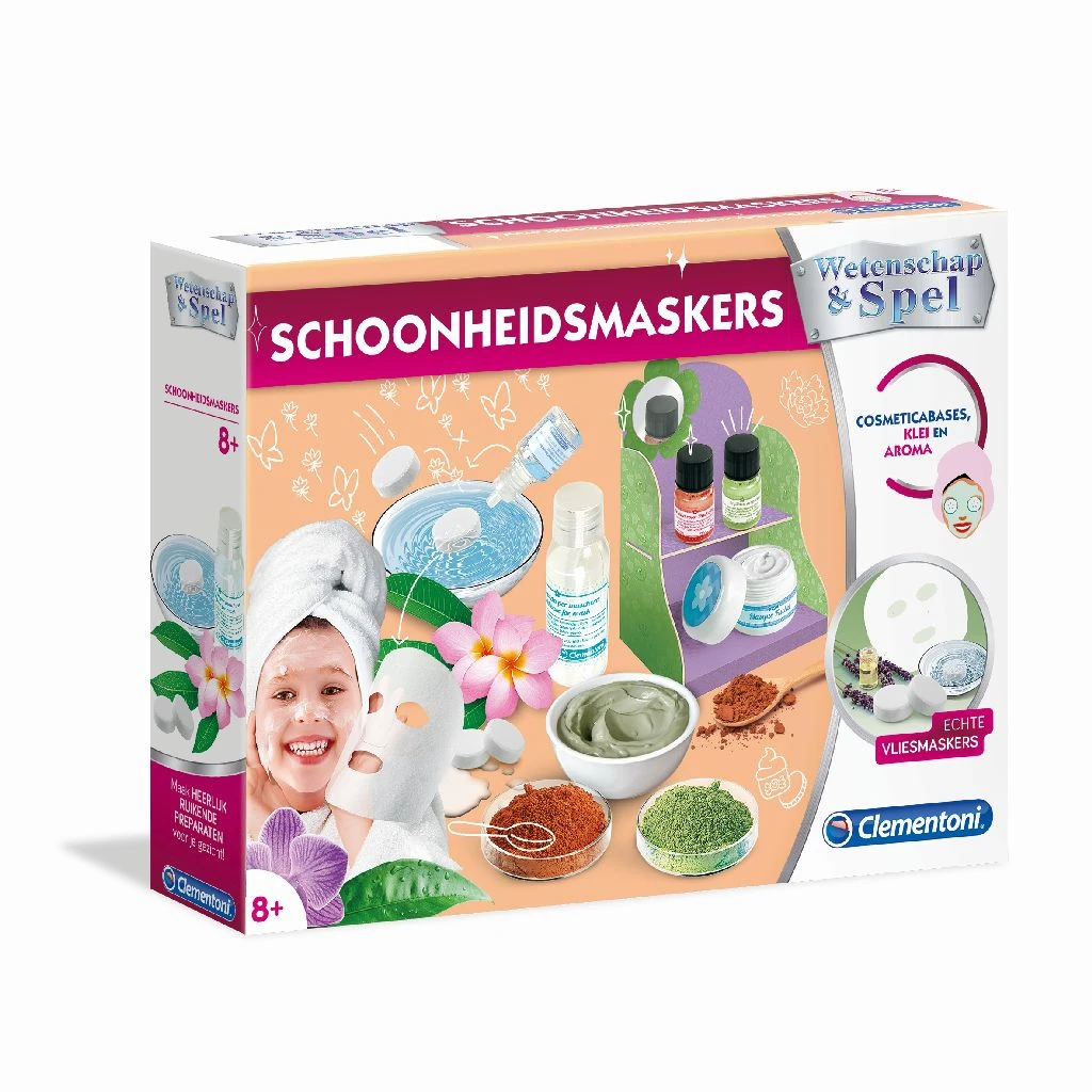 Clementoni Wetenschap & Spel Schoonheidsmaskers Experimenteerdoos - Afbeelding 4