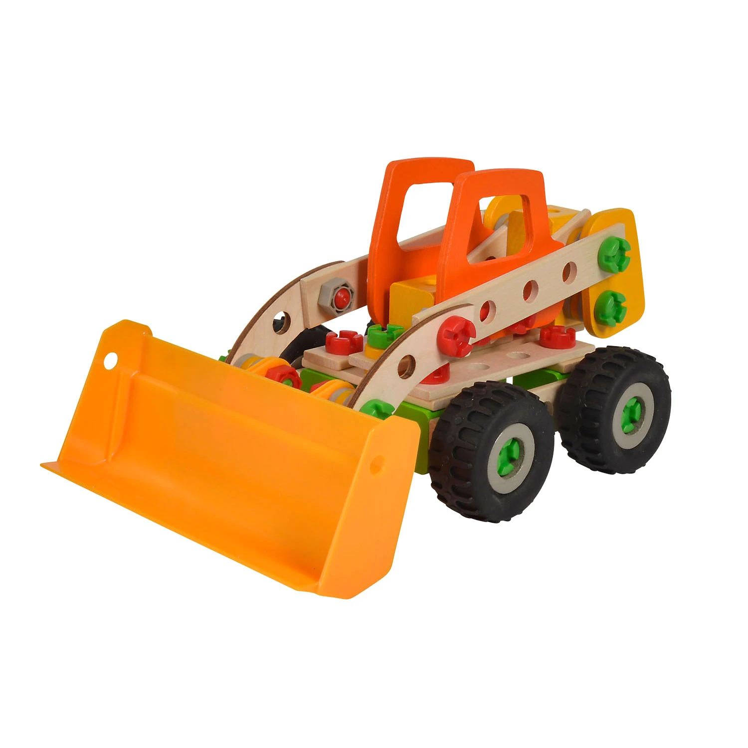 Eichhorn 6in1 Constructor 140-dlg Houten Constructie-speelgoed Loader - Afbeelding 4