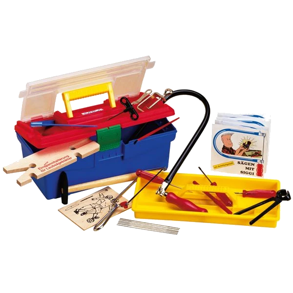 Figuurzaag Gereedschapsbox (gevuld)