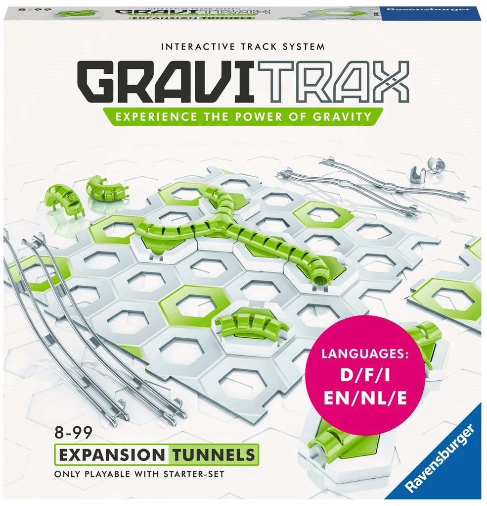 Gravitrax Expansion Tunnels Knikkerbaan Uitbreidingsset Tunnels Ravensburger - Afbeelding 2
