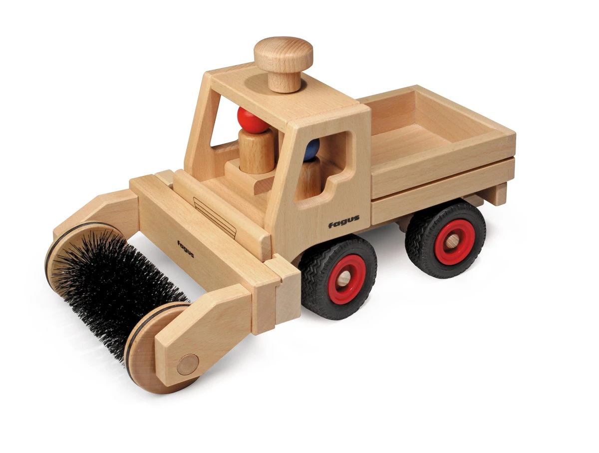 Houten Veegrol Voor Unimog Fagus - Afbeelding 3