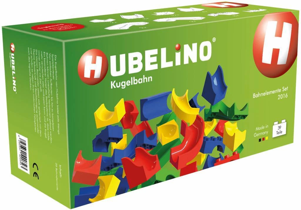 Hubelino Knikkerbaan Uitbreidingset Baanelementen39-delig - Afbeelding 2