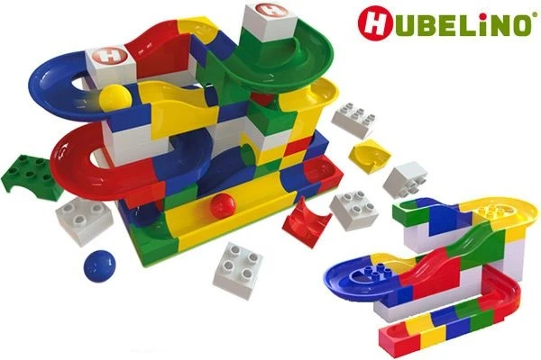 Hubelino Knikkerbaan Uitbreidingset Baanelementen39-delig - Afbeelding 5