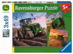 John Deere In Actie – Ravensburger – 3 X 49 Stukjes