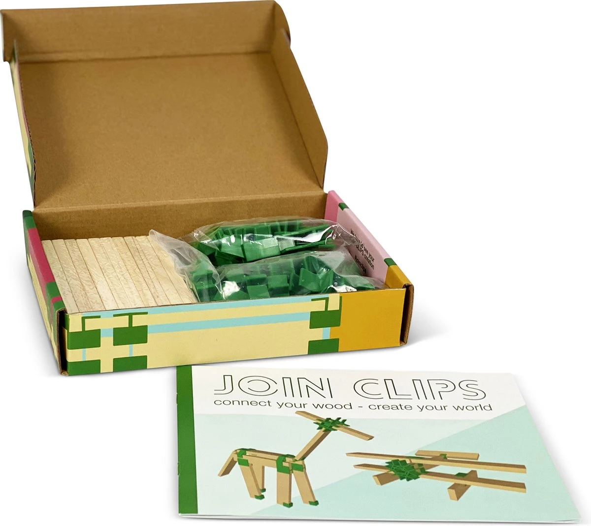 Kapla Join Clips Basic Set Mini Edition JC5610 - Afbeelding 3