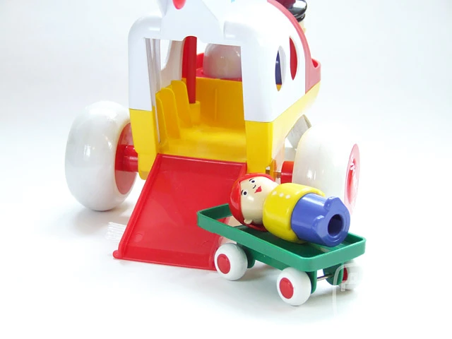 VikingToys Jumbo Ambulance Helikopter +brancard En 2-poppetjes - Afbeelding 3