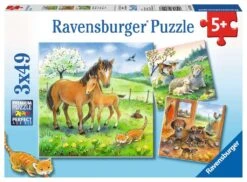 Knufffeltijd Puzzelbox Ravensburger 3×49 Stukjes