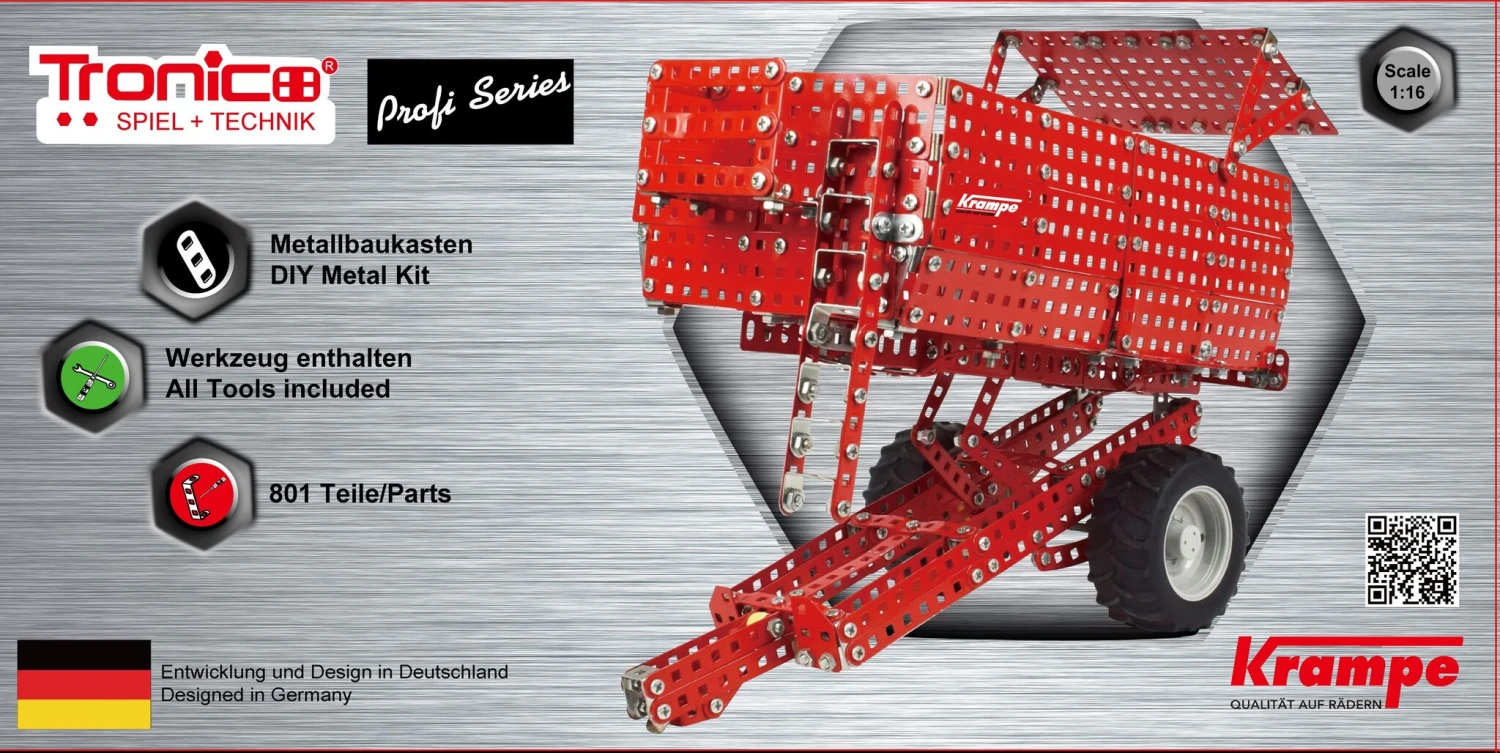 Tronico Profi Kipper Aanhanger Krampe Big Body E460 - Afbeelding 2