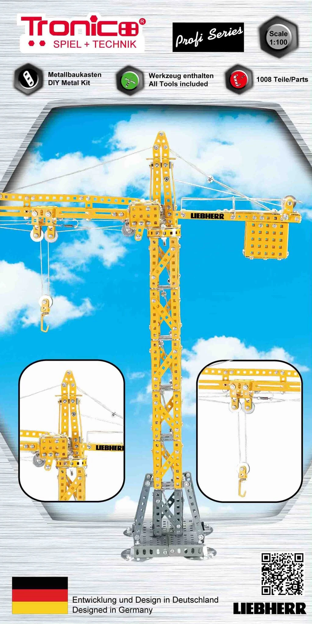 Tronico Profi Liebherr Torenkraan β 1 : 100 - Afbeelding 2