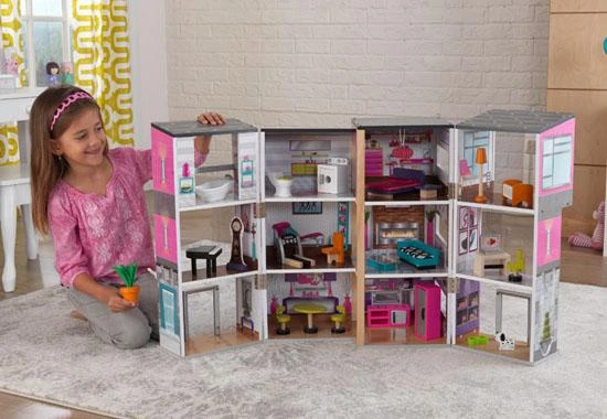 Poppenhuis Modern Deluxe Herenhuis - Afbeelding 3