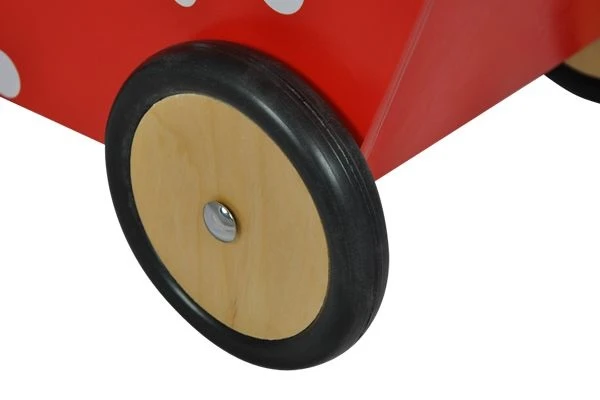 Poppenwagen Simply For Kids Stippen Rood - Afbeelding 3