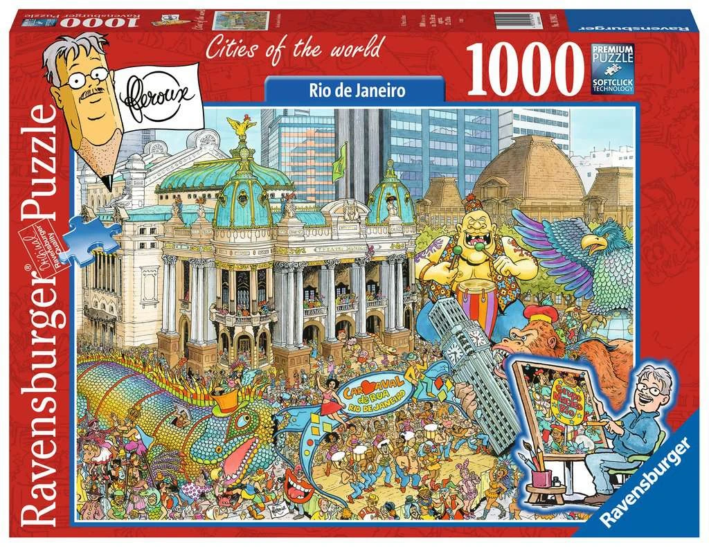 Ravensburger Puzzel Fleroux Rio-de-Janeiro 1000-stukjes