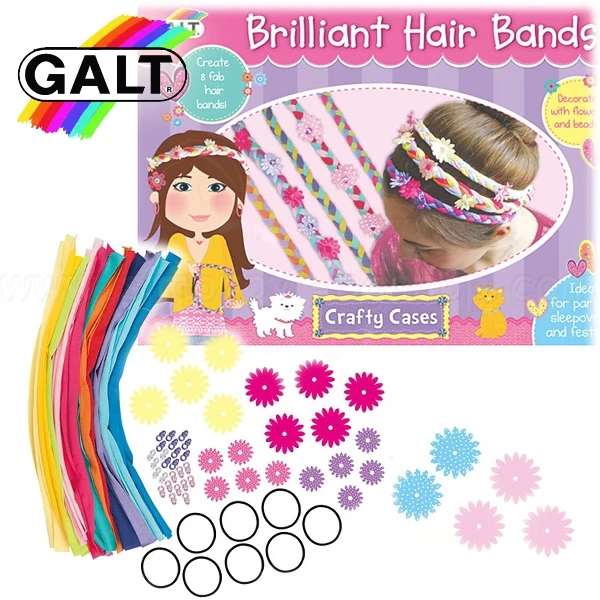 Haarbandjes Vlechten Brilliant Hair Bands Knutselpakket - Afbeelding 5