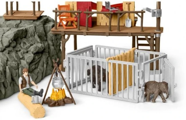 Jungle Onderzoeksbasiskamp β Schleich 42350 - Afbeelding 4