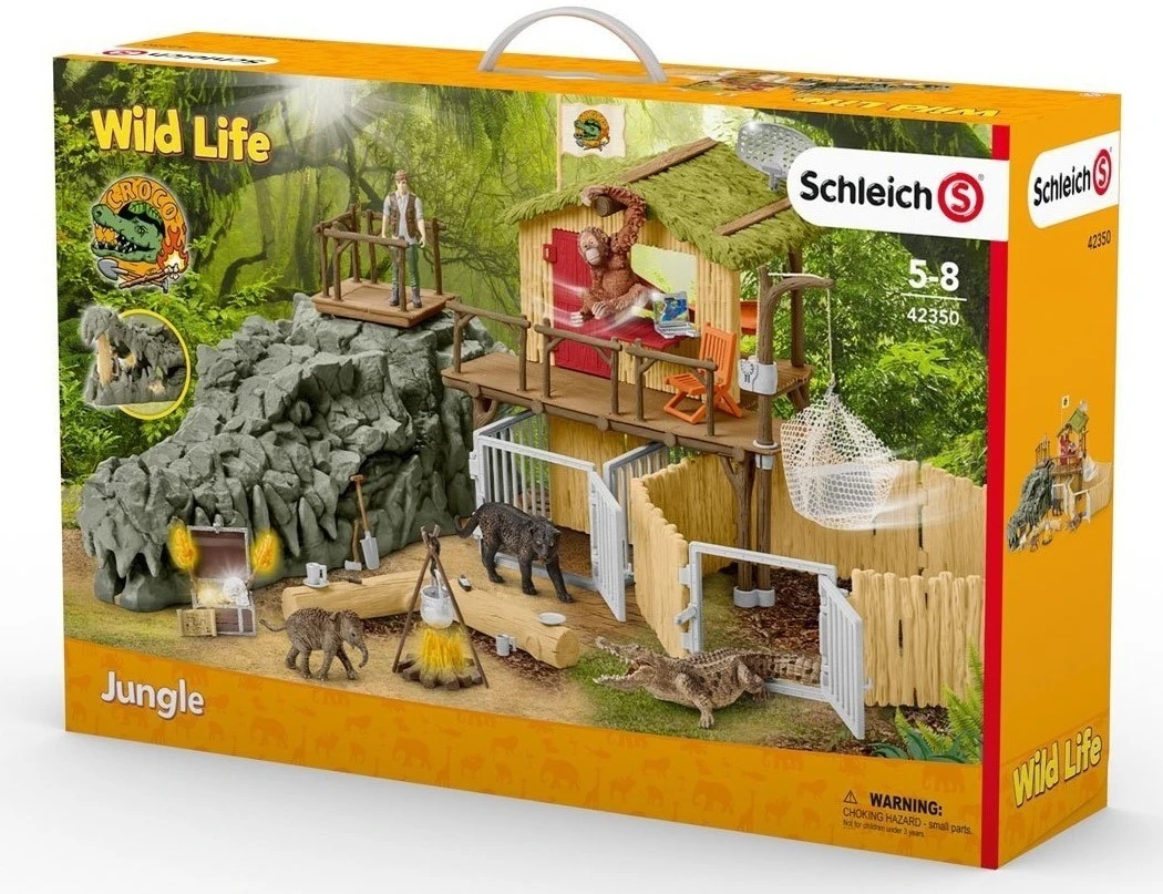 Jungle Onderzoeksbasiskamp β Schleich 42350 - Afbeelding 8