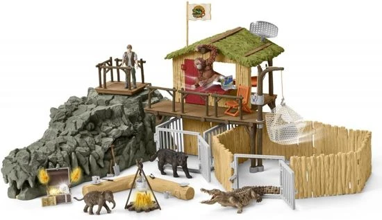 Jungle Onderzoeksbasiskamp β Schleich 42350