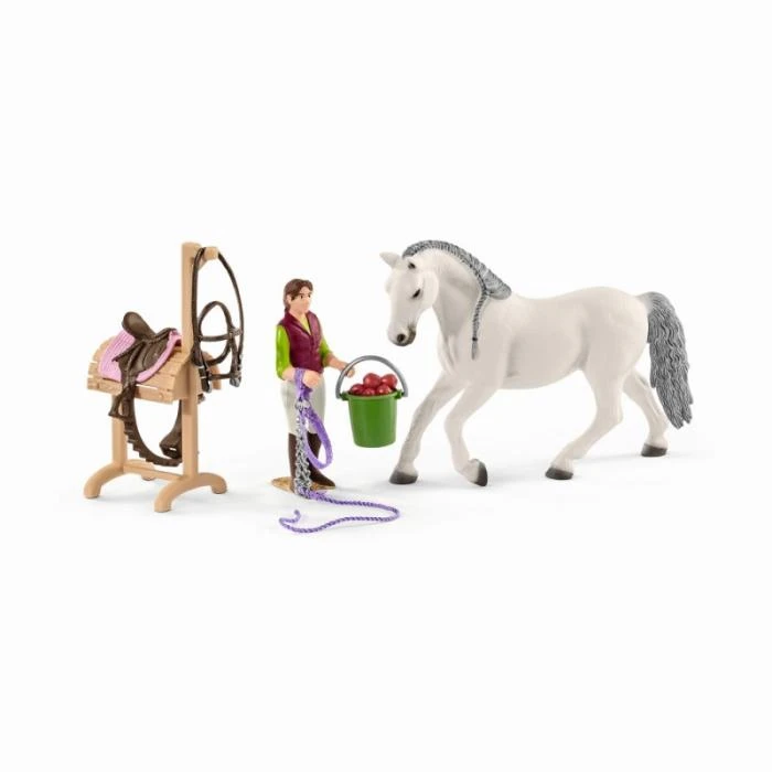 Schleich 42389 Manege Met Ruiter En Paarden Horse Club - Afbeelding 6