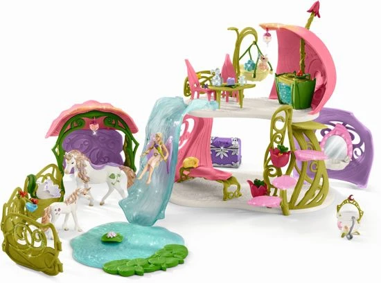 Glinsterend Bloemenhuis Met Eenhoorns β Schleich 42445