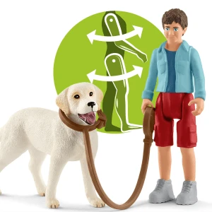 Schleich 42478 Wandelen Met Labrador FarmWorld - Afbeelding 3