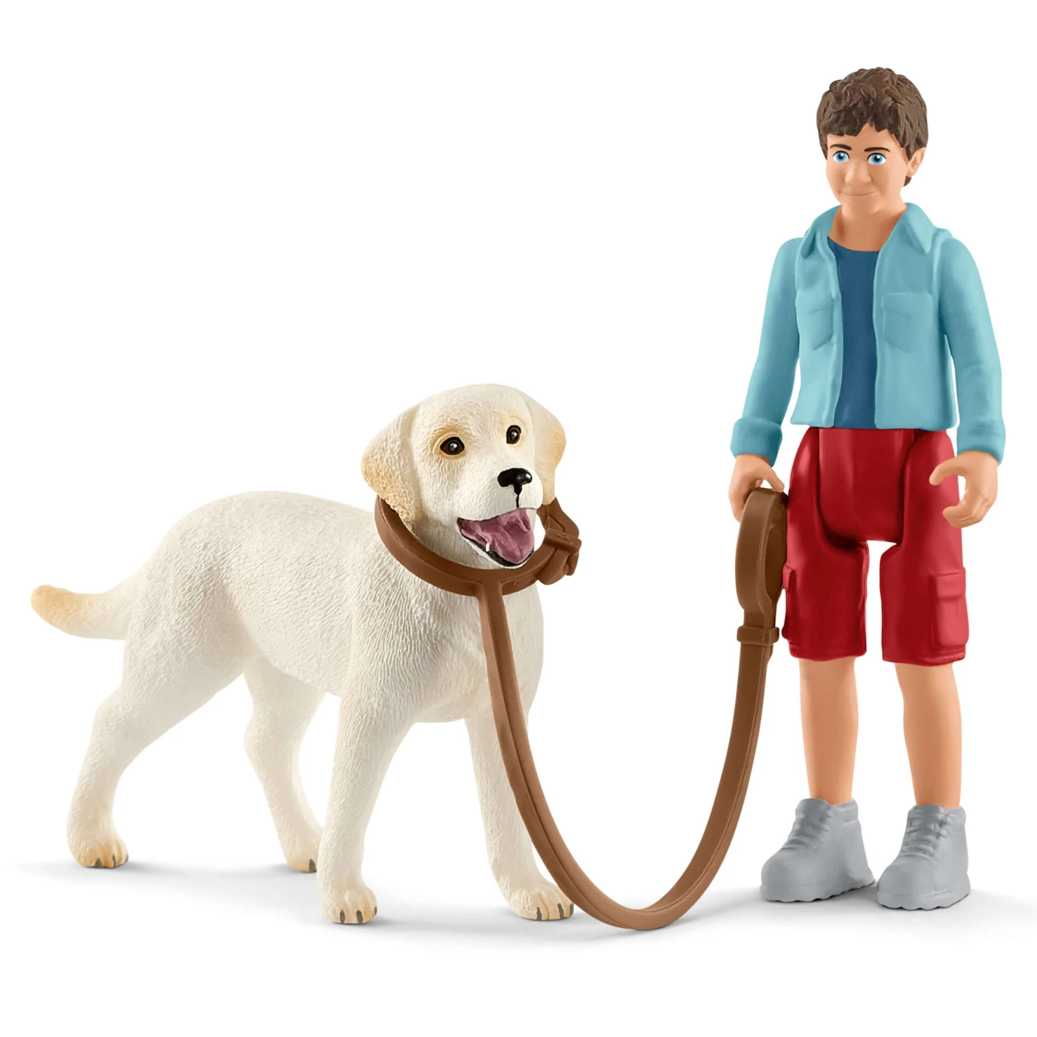 Schleich 42478 Wandelen Met Labrador FarmWorld - Afbeelding 2