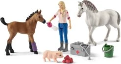 Schleich 42486 Dierenarts Met Merrie En Veulen HorseClub