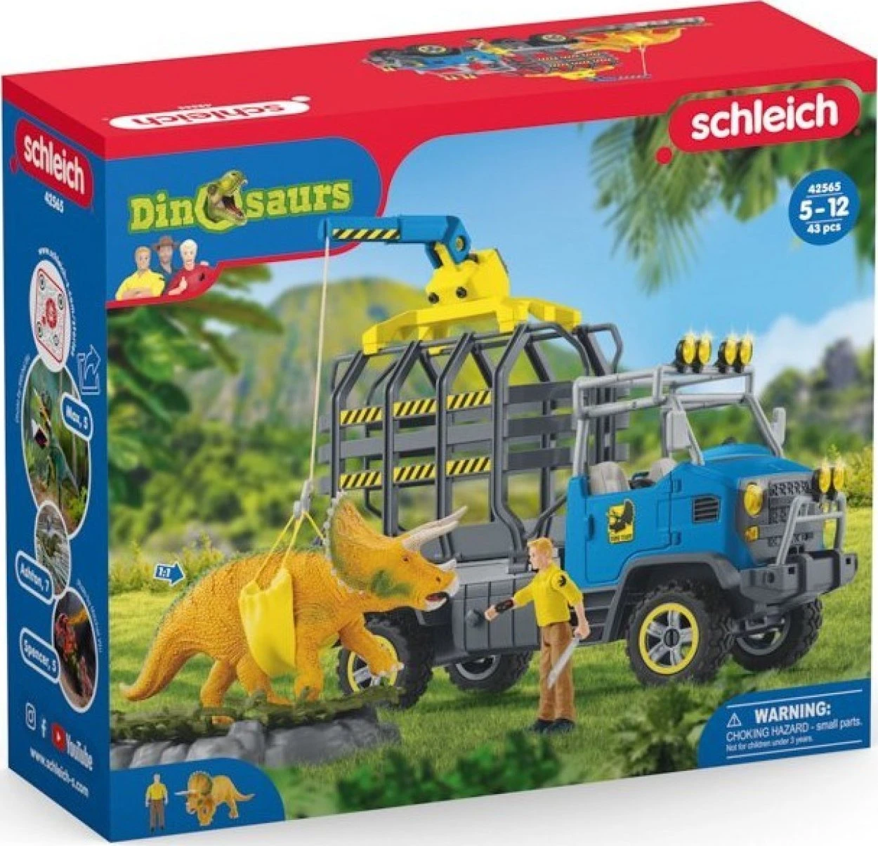 Schleich 42565 Dinosauriers Truckmissie - Afbeelding 3
