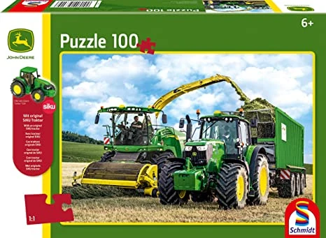 Schmidt 56315 Kinderpuzzel John Deere 6195M Puzzel 100st