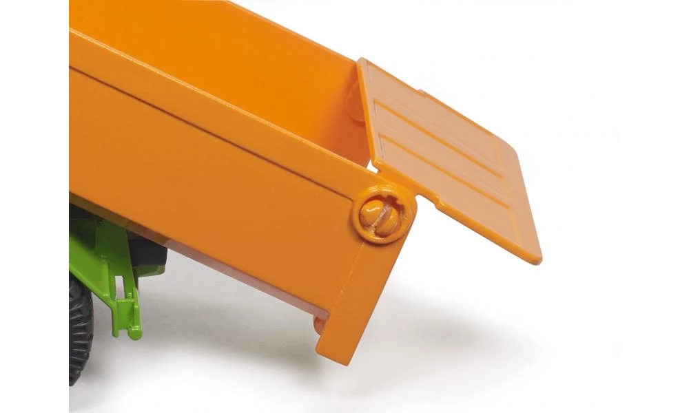 Siku 1989 Fendt Met Haaklifttrailer + Container - Afbeelding 3