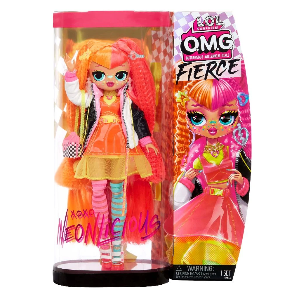 LOL Surprise 707 OMG Fierce Doll Neonlicious Pop - Afbeelding 3