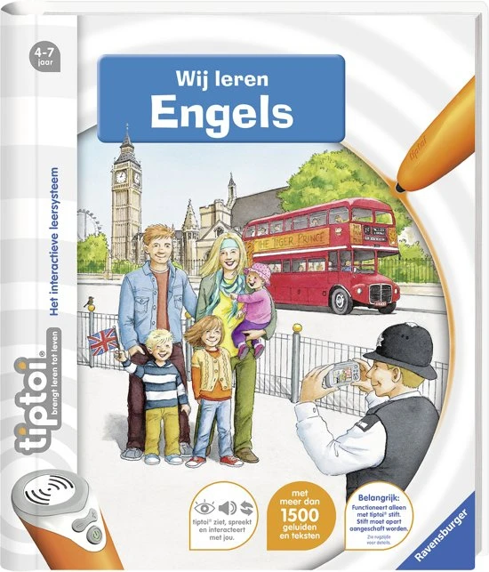 Tiptoi Boek “Wij Leren Engels” - Afbeelding 2