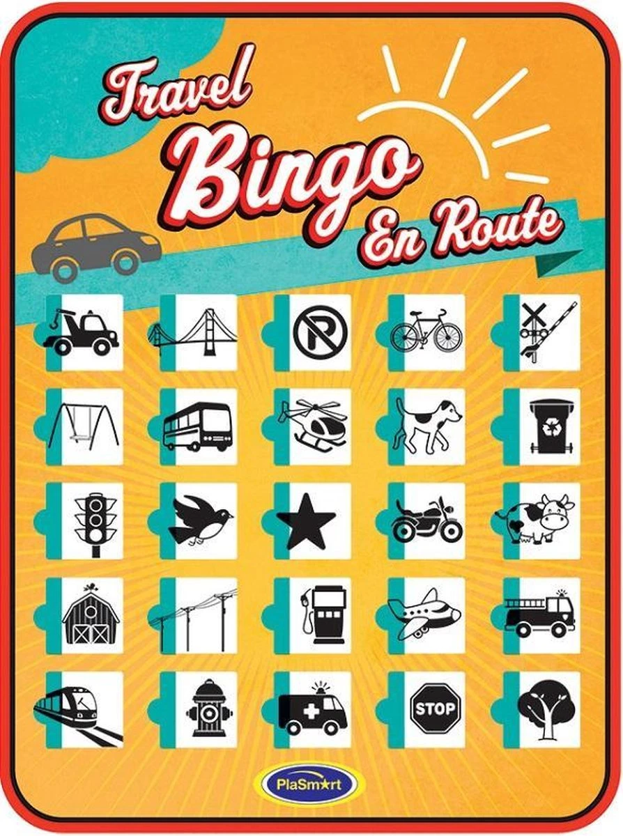 Travel-Bingo-en-Route Auto-bingo Zoekspel - Afbeelding 3