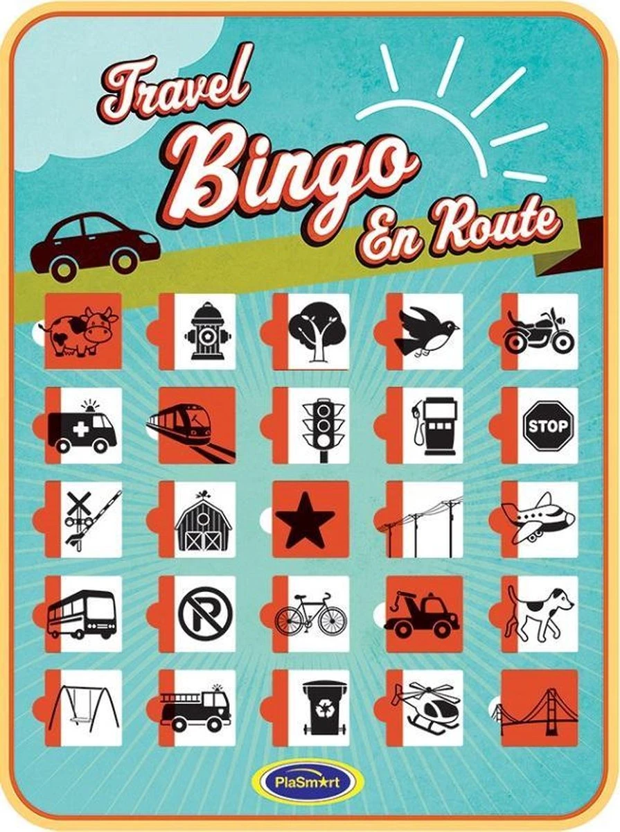 Travel-Bingo-en-Route Auto-bingo Zoekspel - Afbeelding 2