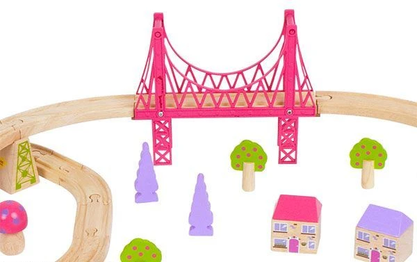 BigJigs BJT023 Treinset Grote Sprookjesstad - Afbeelding 4